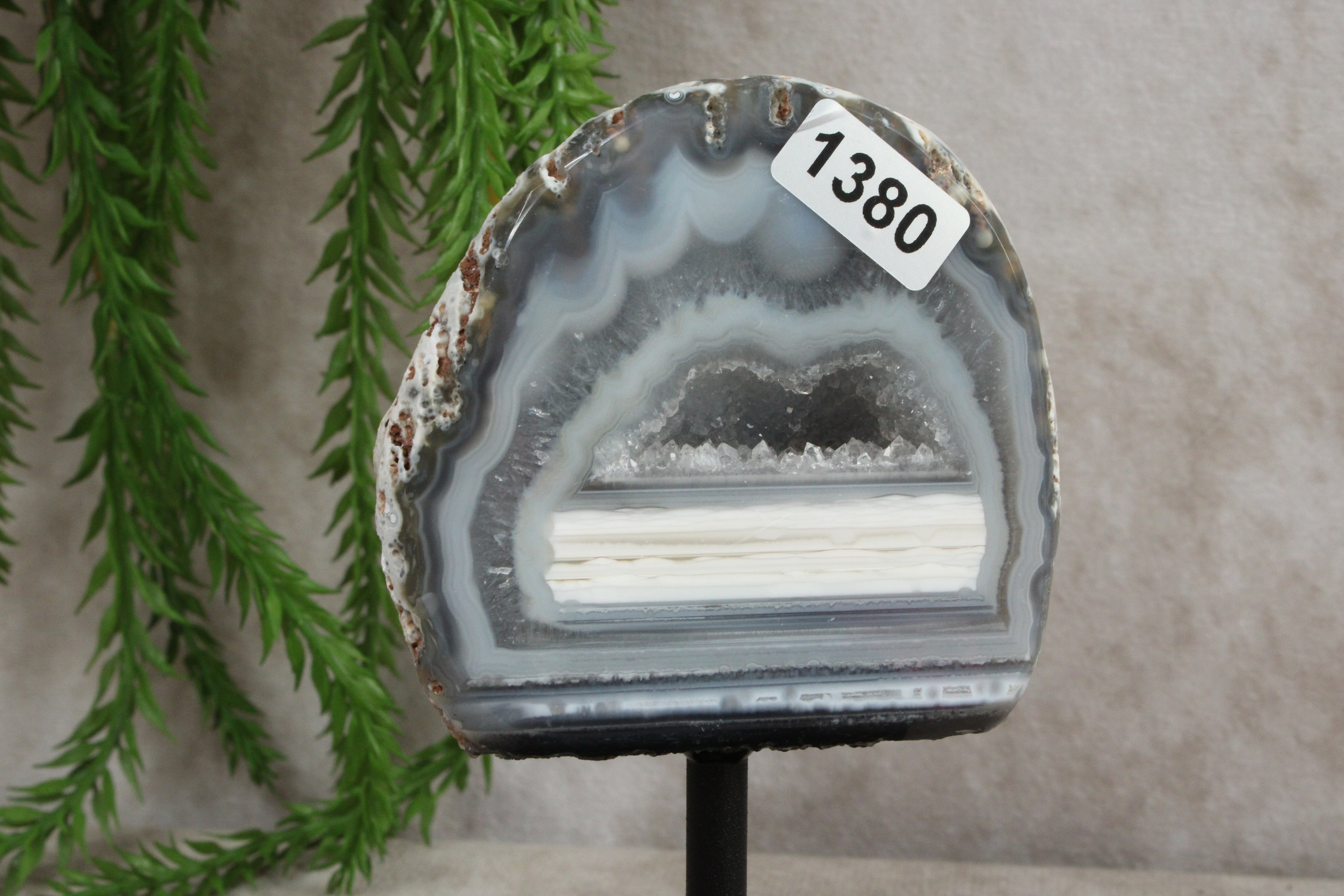 Agaat op standaard #1380