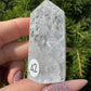Crackle kwarts toren #42
