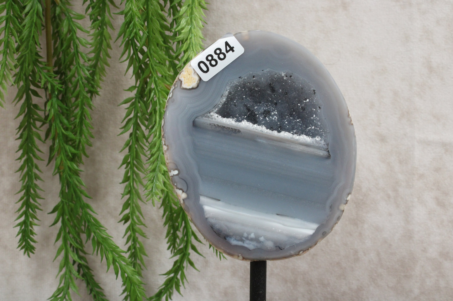 Agaat op standaard #0884