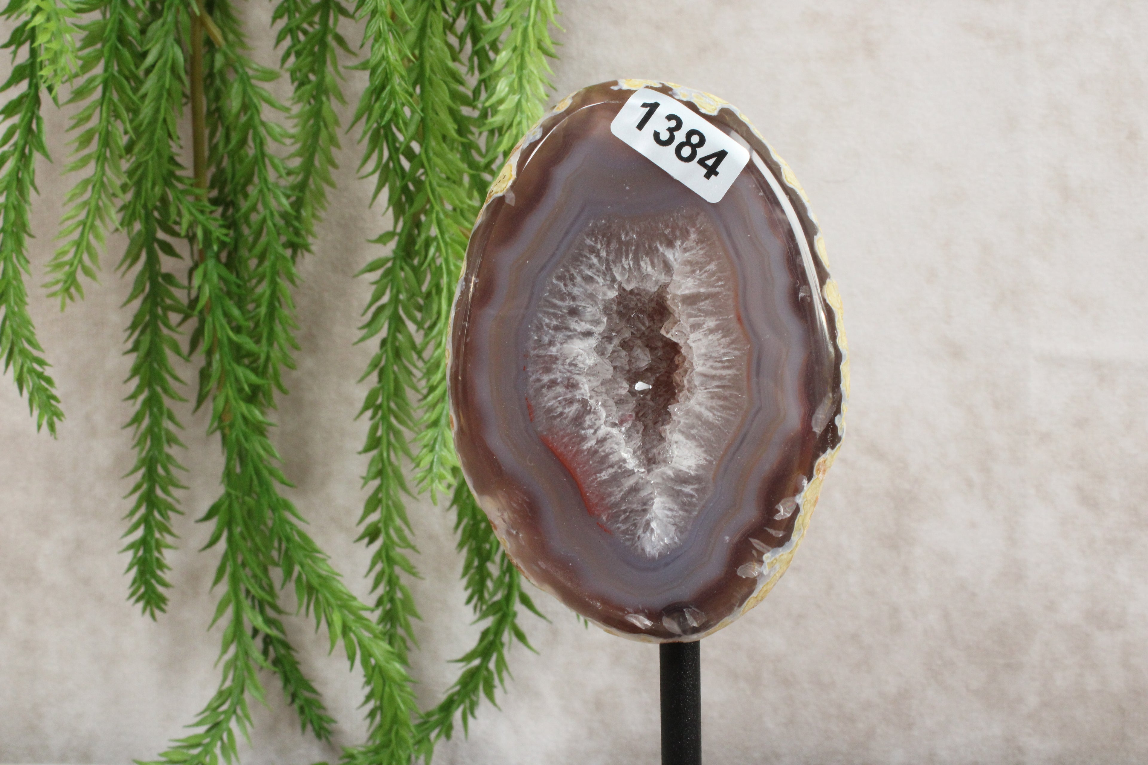 Agaat op standaard #1384