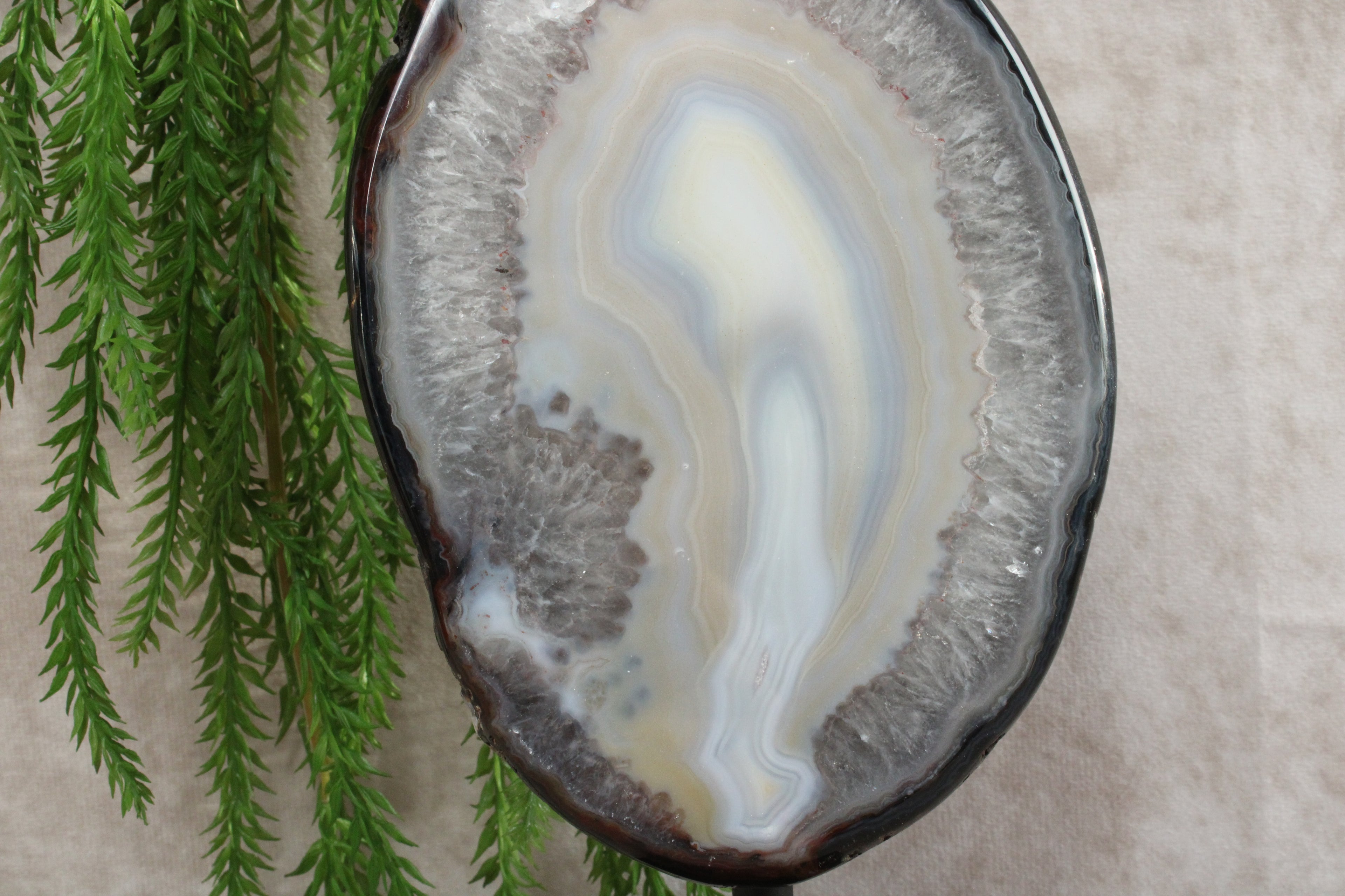 Agaat op standaard #1309