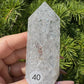 Crackle kwarts toren #40