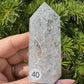 Crackle kwarts toren #40