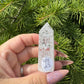 Crackle kwarts toren #36