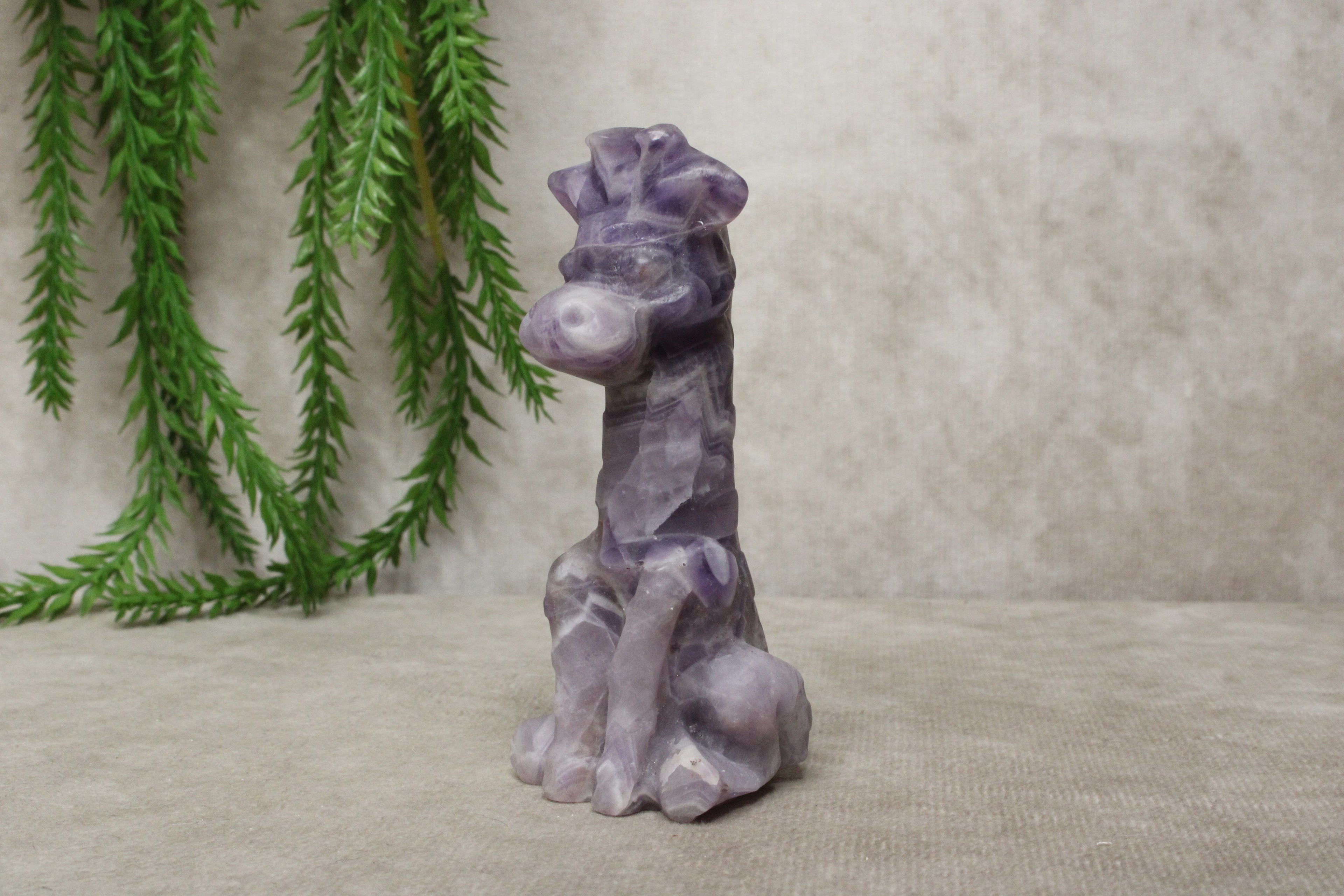 Giraf in verschillende steensoorten