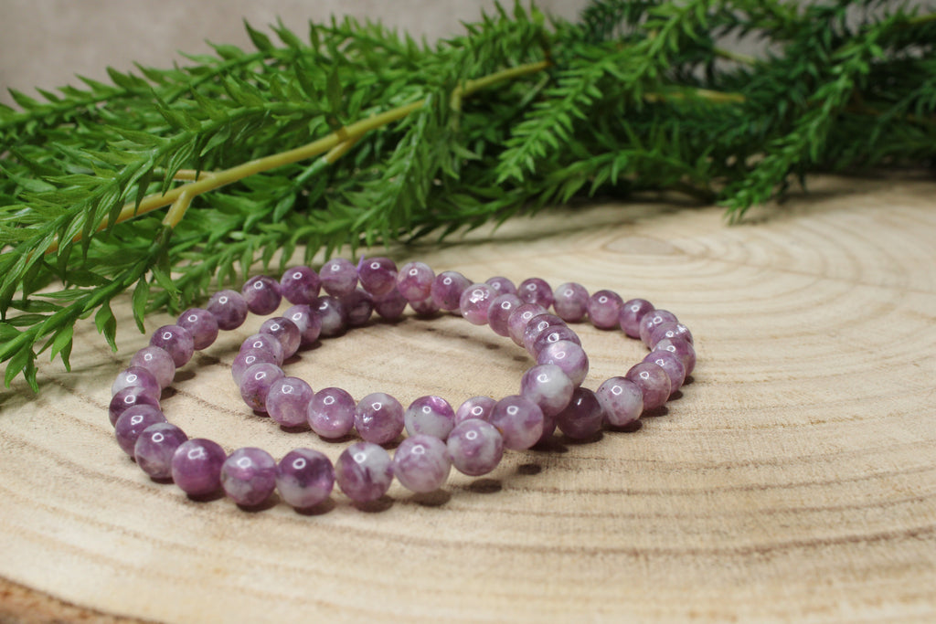 Mica met Toermalijn kogelarmband
