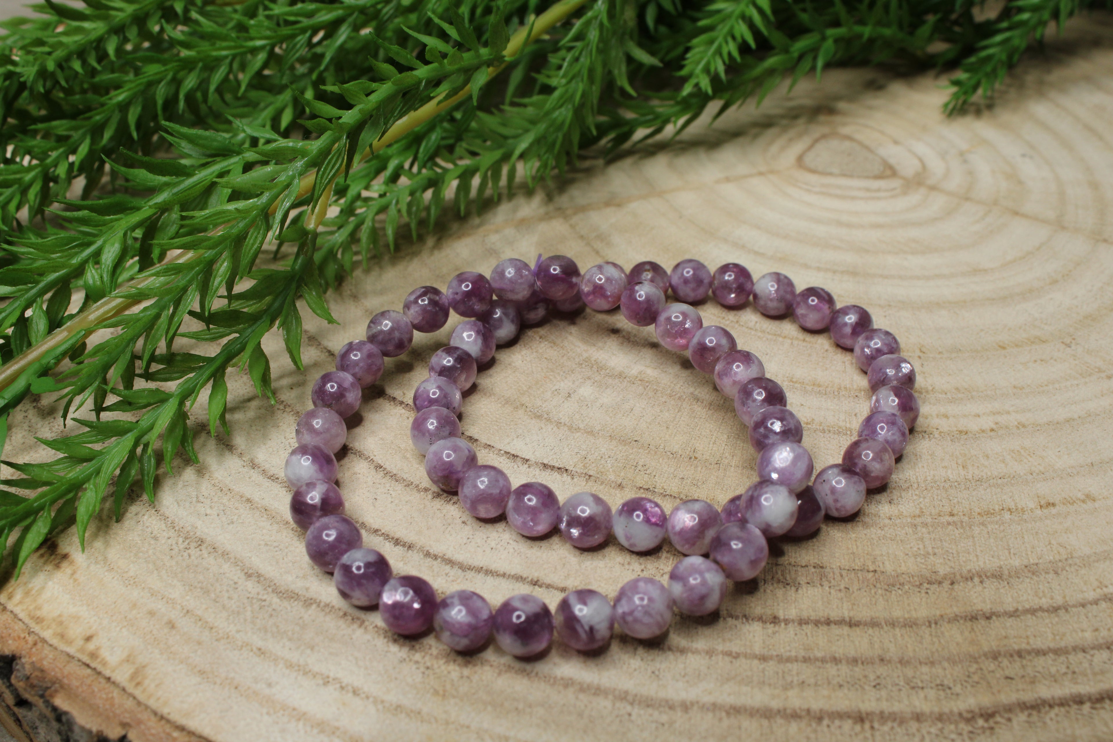 Mica met Toermalijn kogelarmband