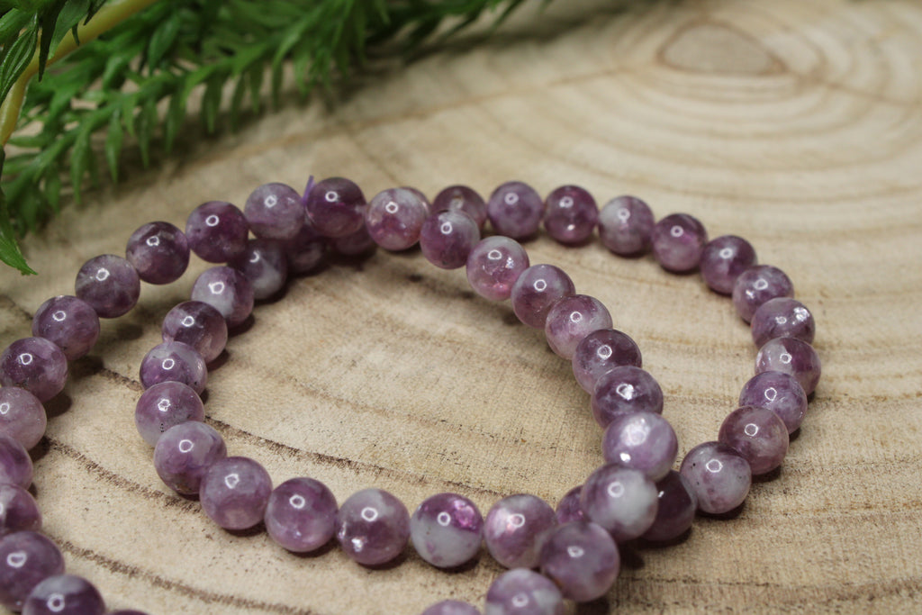 Mica met Toermalijn kogelarmband