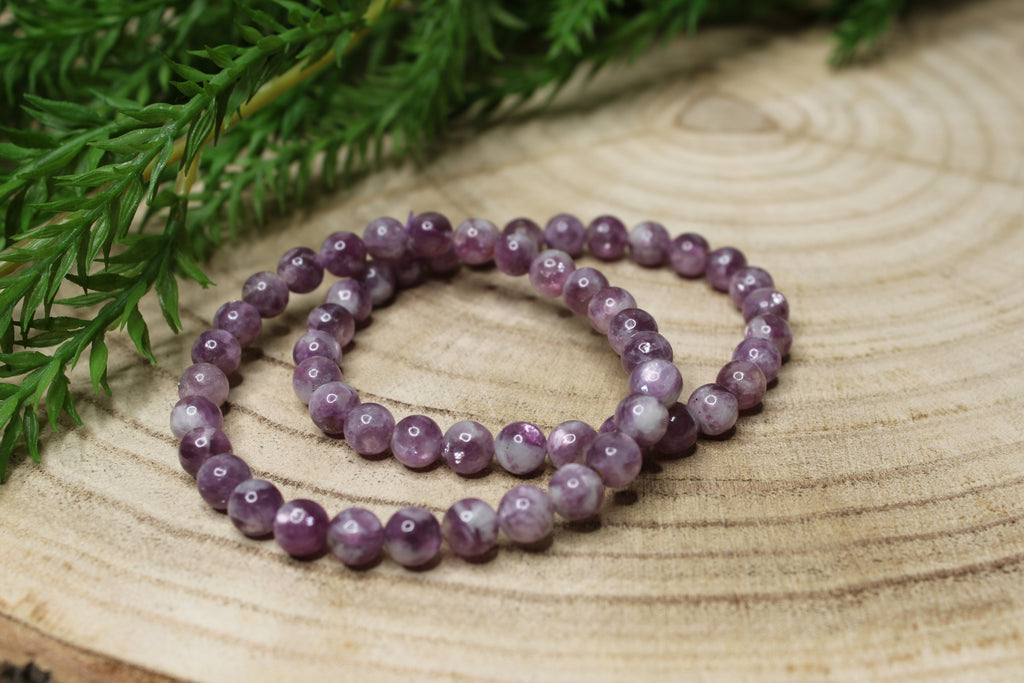 Mica met Toermalijn kogelarmband
