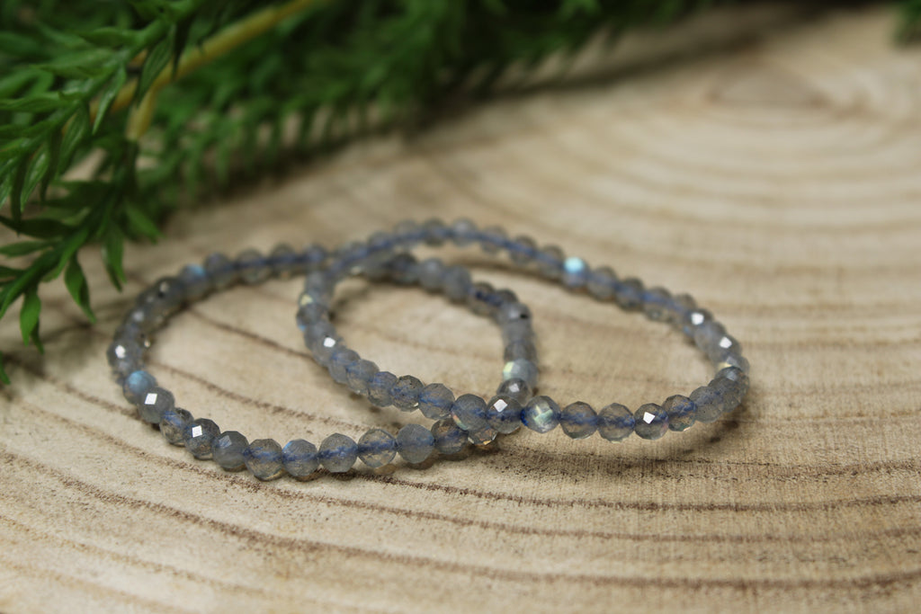 Armbanden Facet geslepen 4mm KLEIN \ KINDER