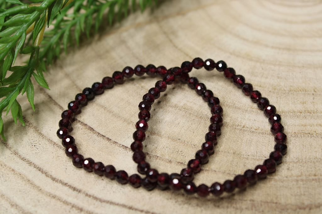 Armbanden Facet geslepen 4mm KLEIN \ KINDER