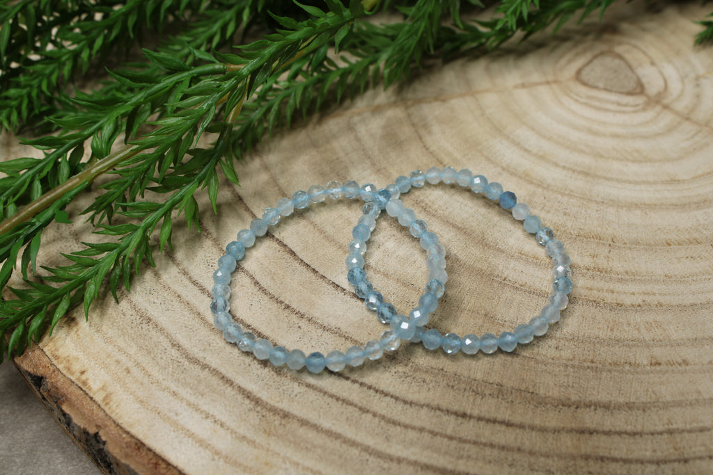 Armbanden Facet geslepen 4mm KLEIN \ KINDER