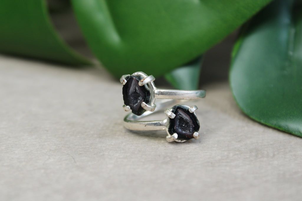 Ring Agaat geode #1