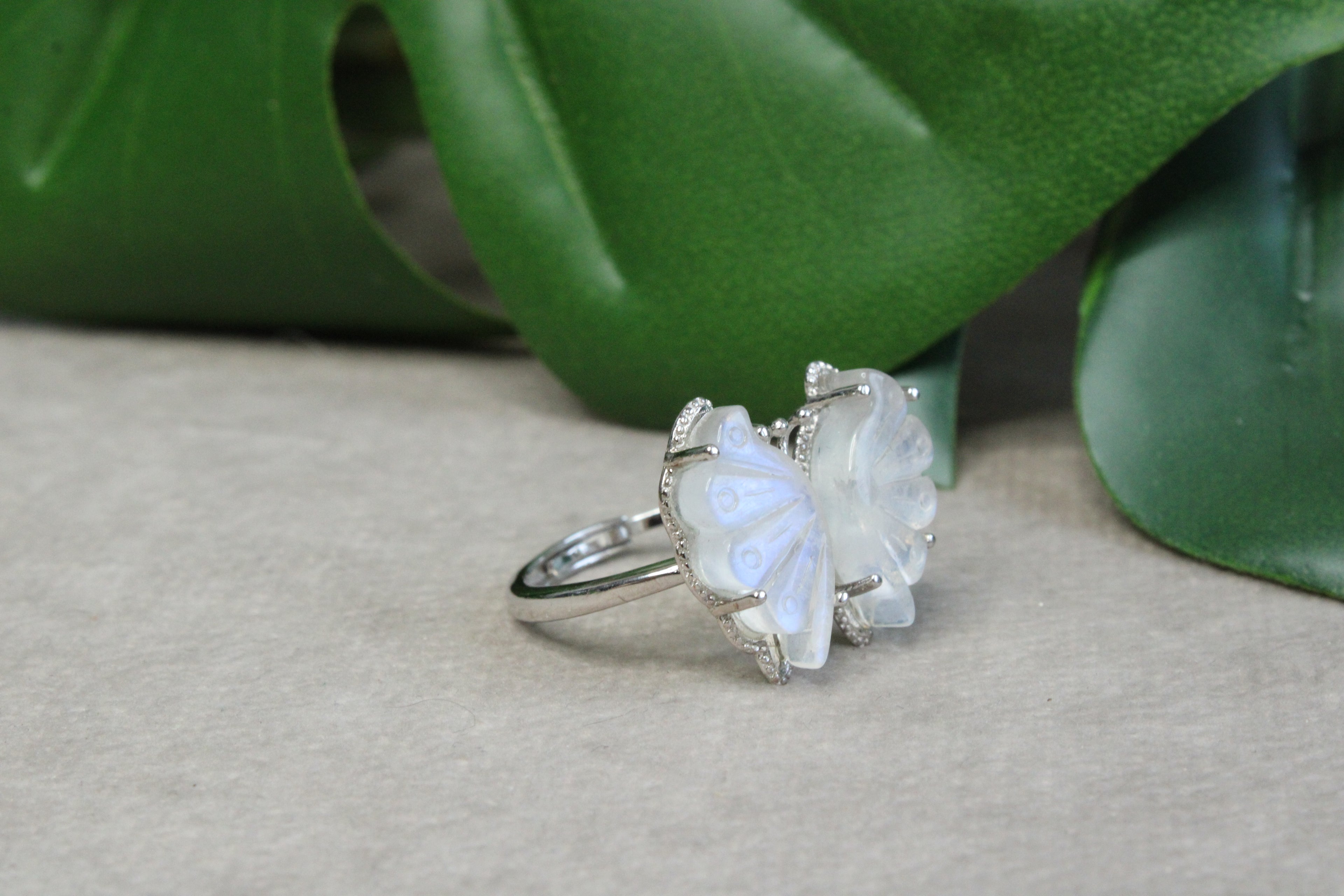 Ring Vlinder Maansteen