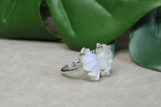 Ring Vlinder Maansteen