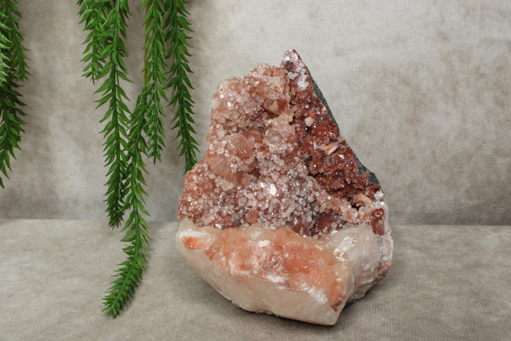 Stilbiet / Calciet / Kwarts cluster