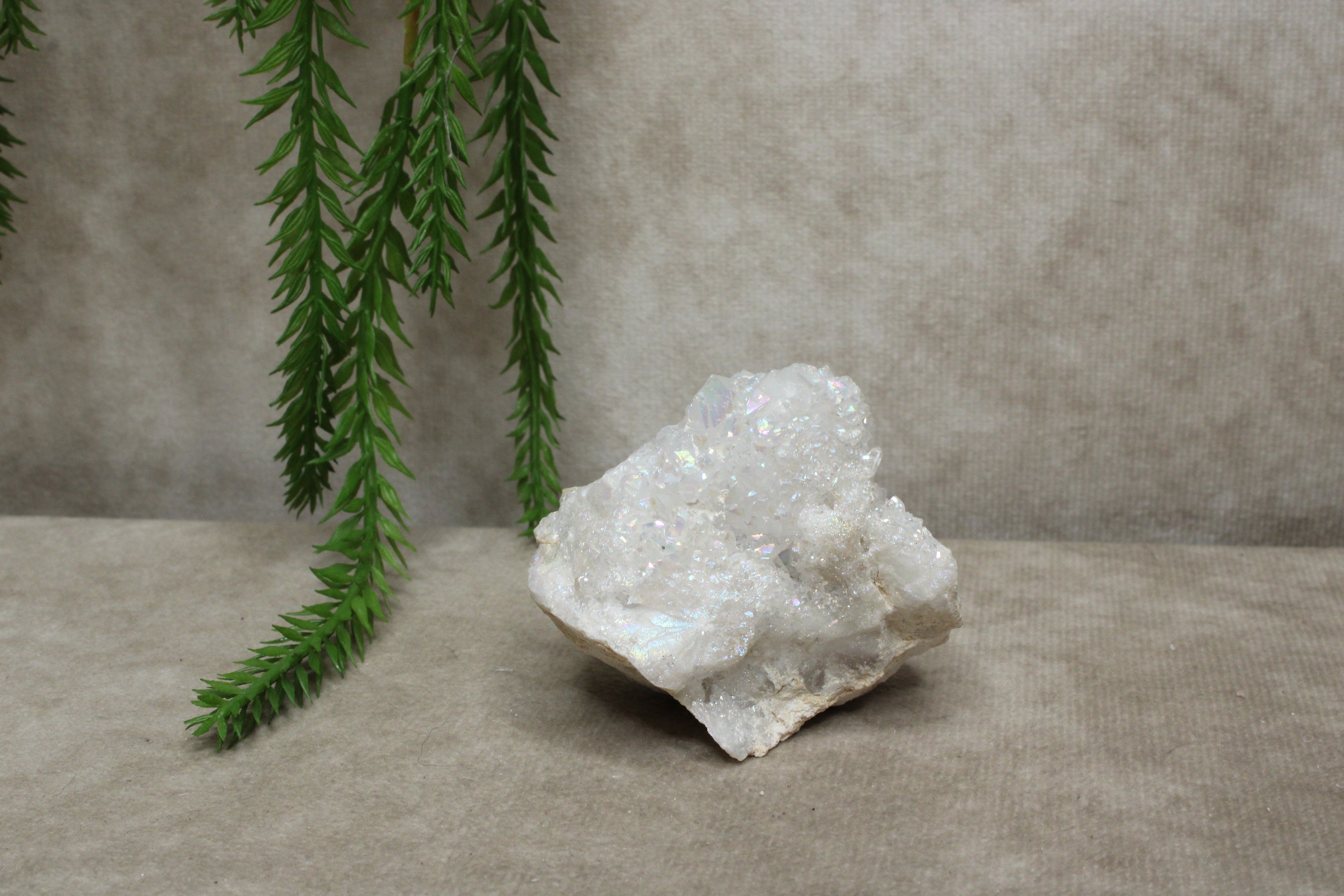 Bergkristal met aura cluster #0746