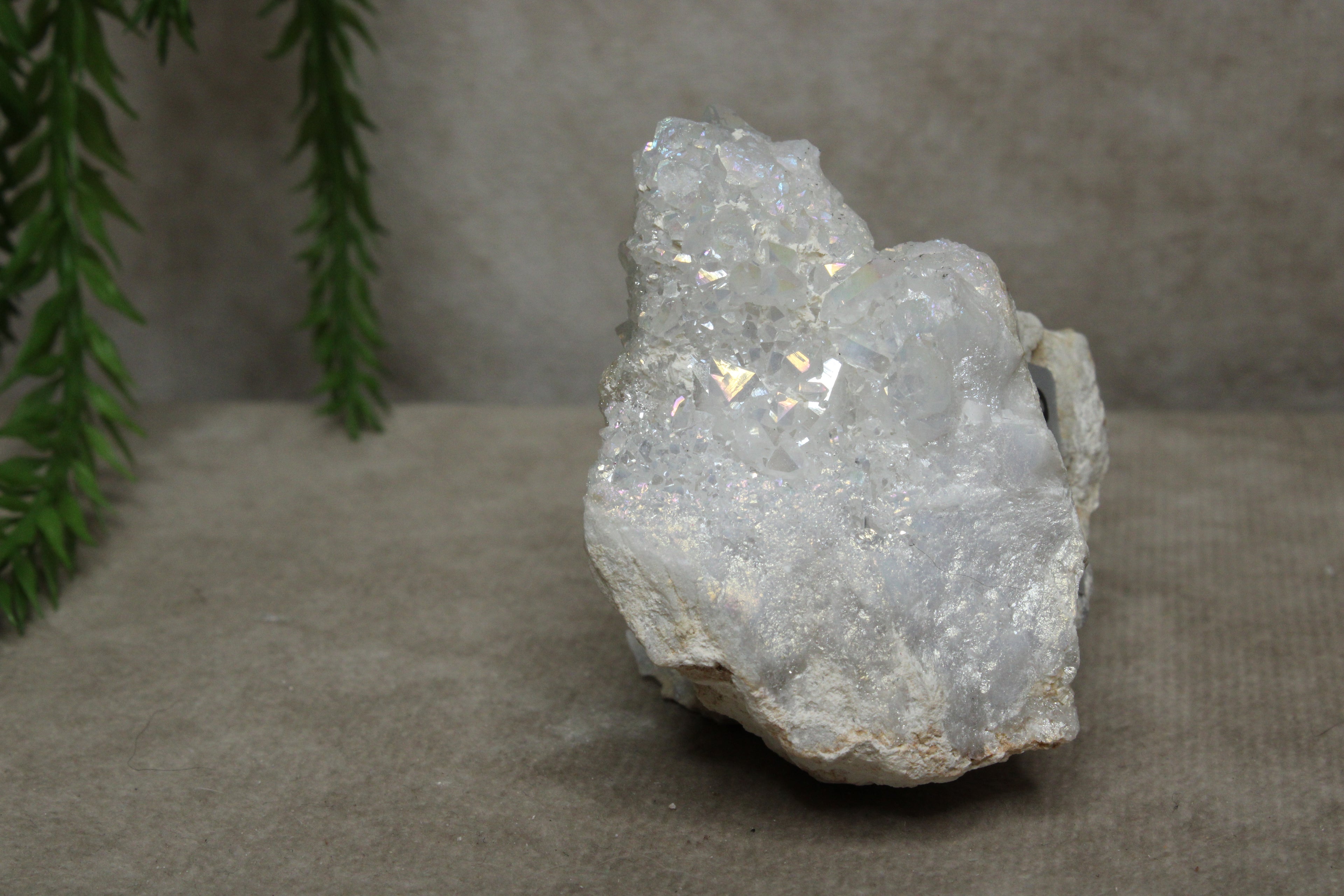 Bergkristal met aura cluster #0746