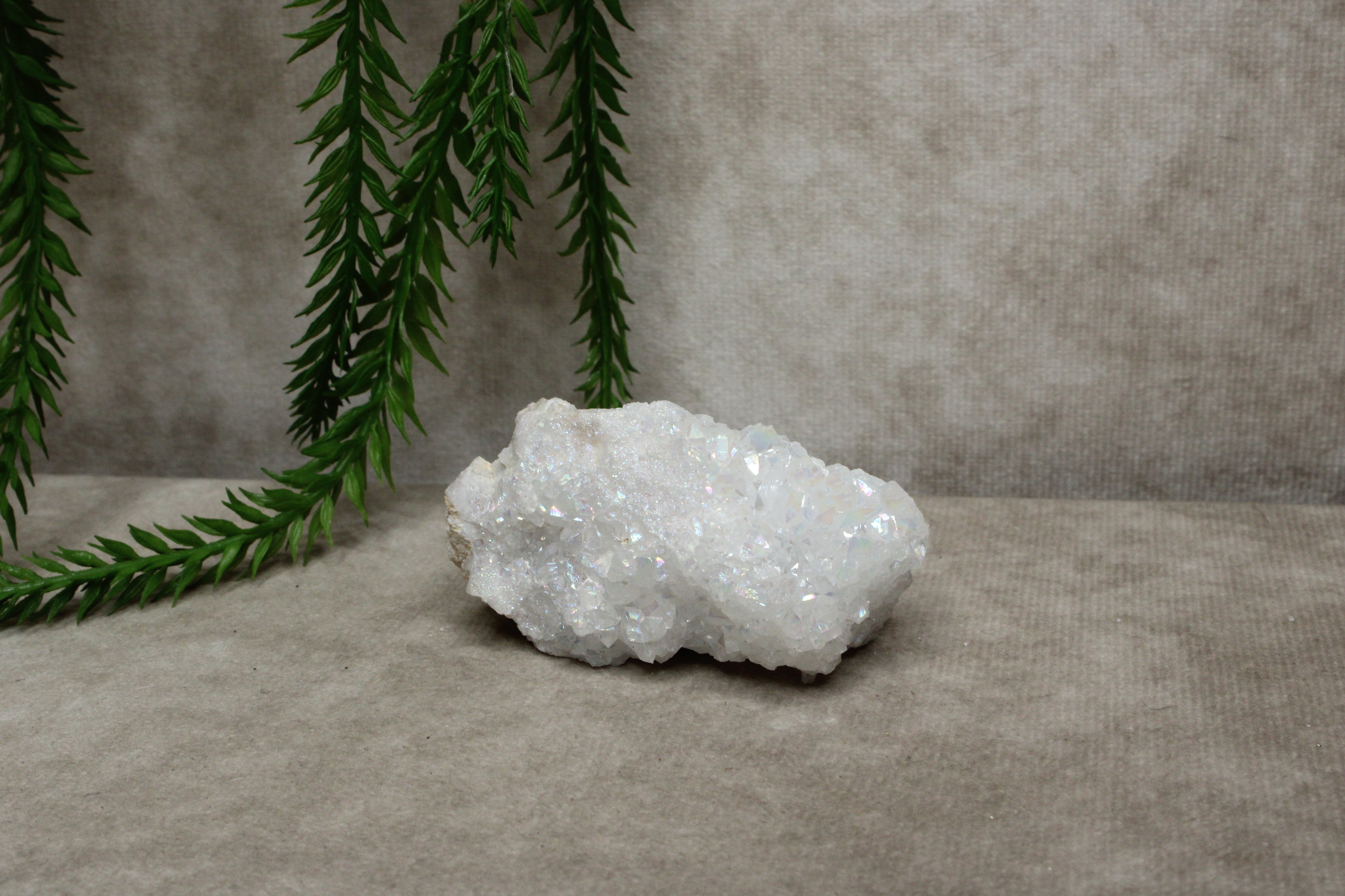 Bergkristal met aura laag #0748