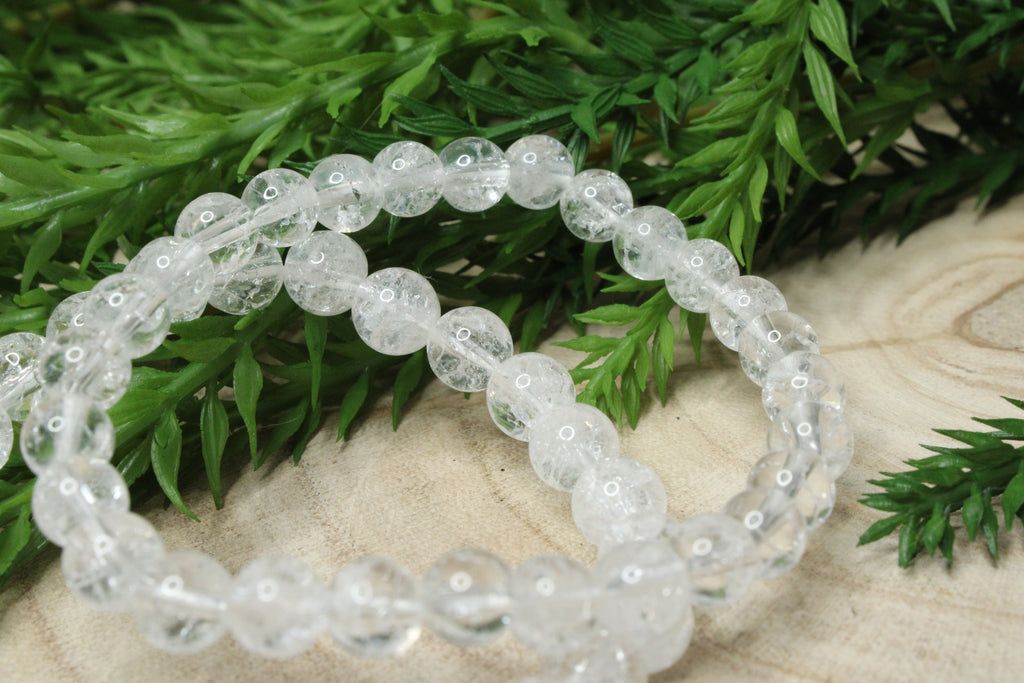 Crakel kwarts kogelarmband 6mm