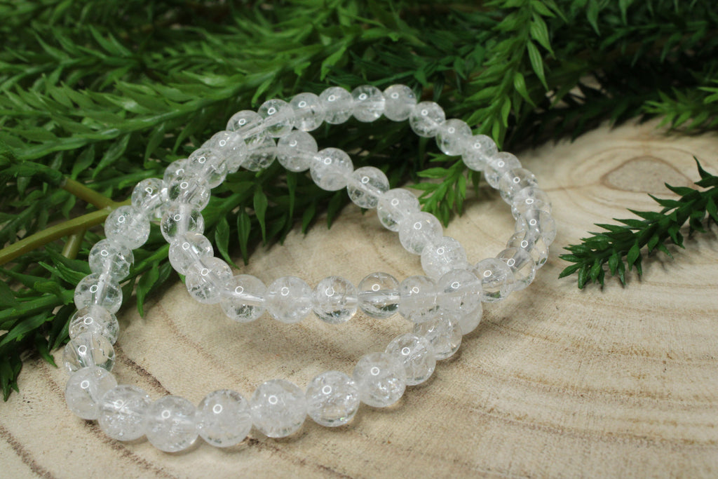 Crakel kwarts kogelarmband 6mm