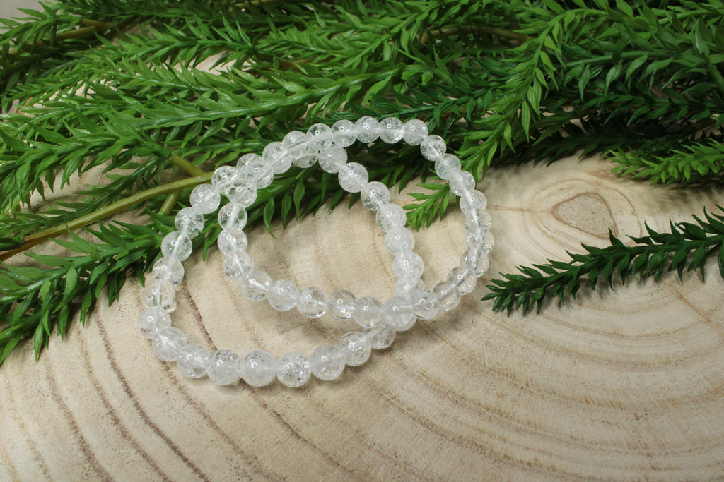 Crakel kwarts kogelarmband 6mm