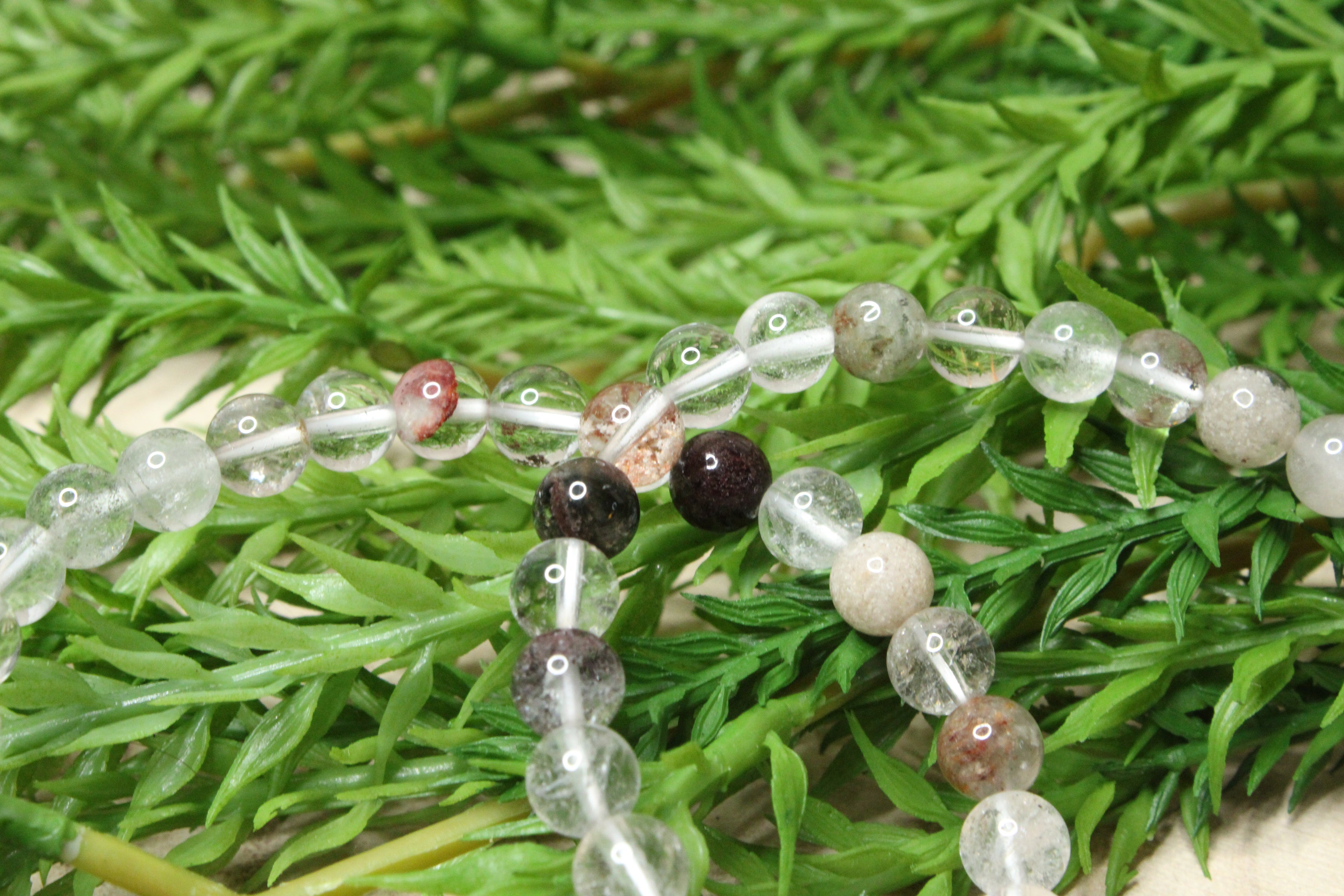 Gardenkwarts kogelarmband 6mm