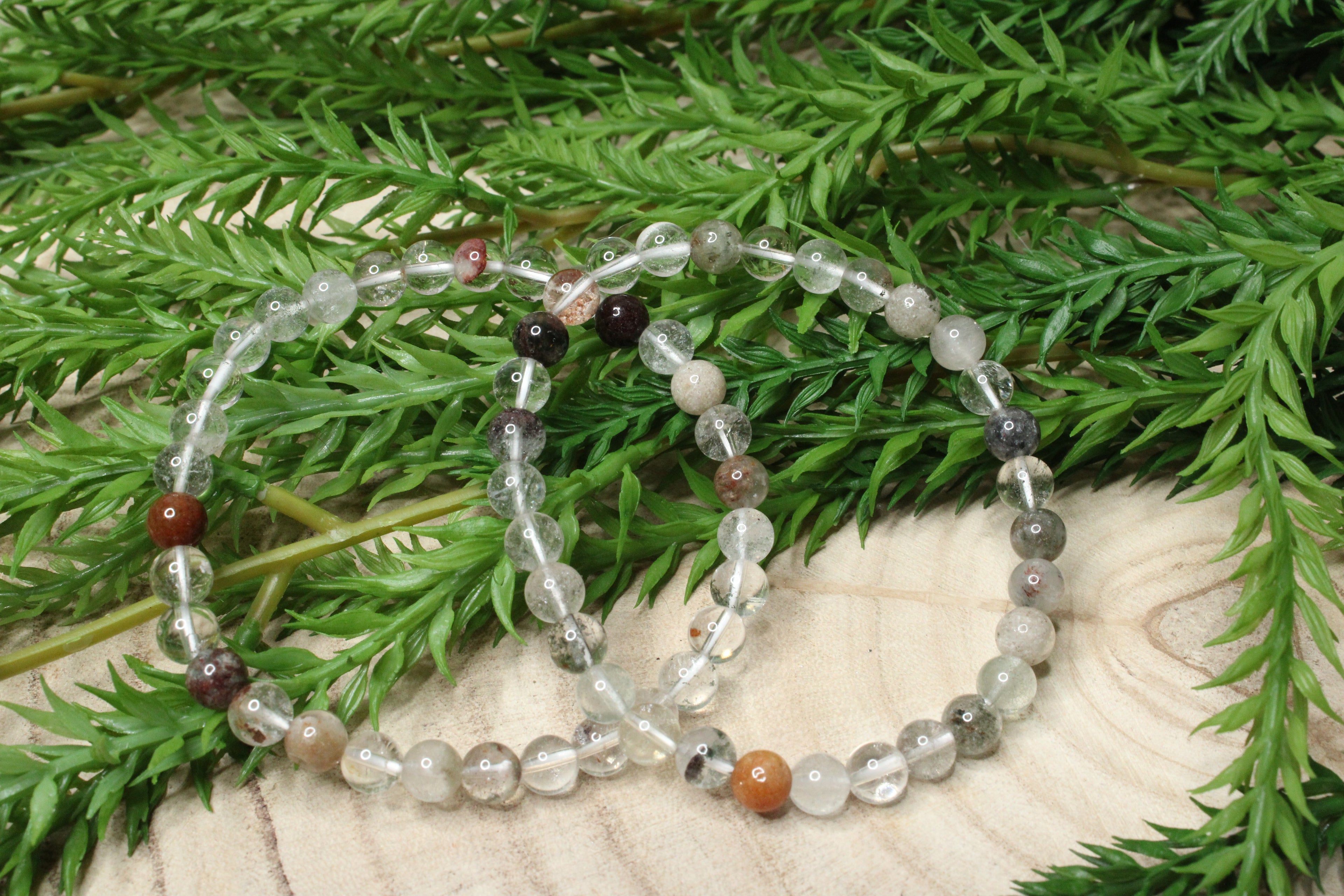 Gardenkwarts kogelarmband 6mm