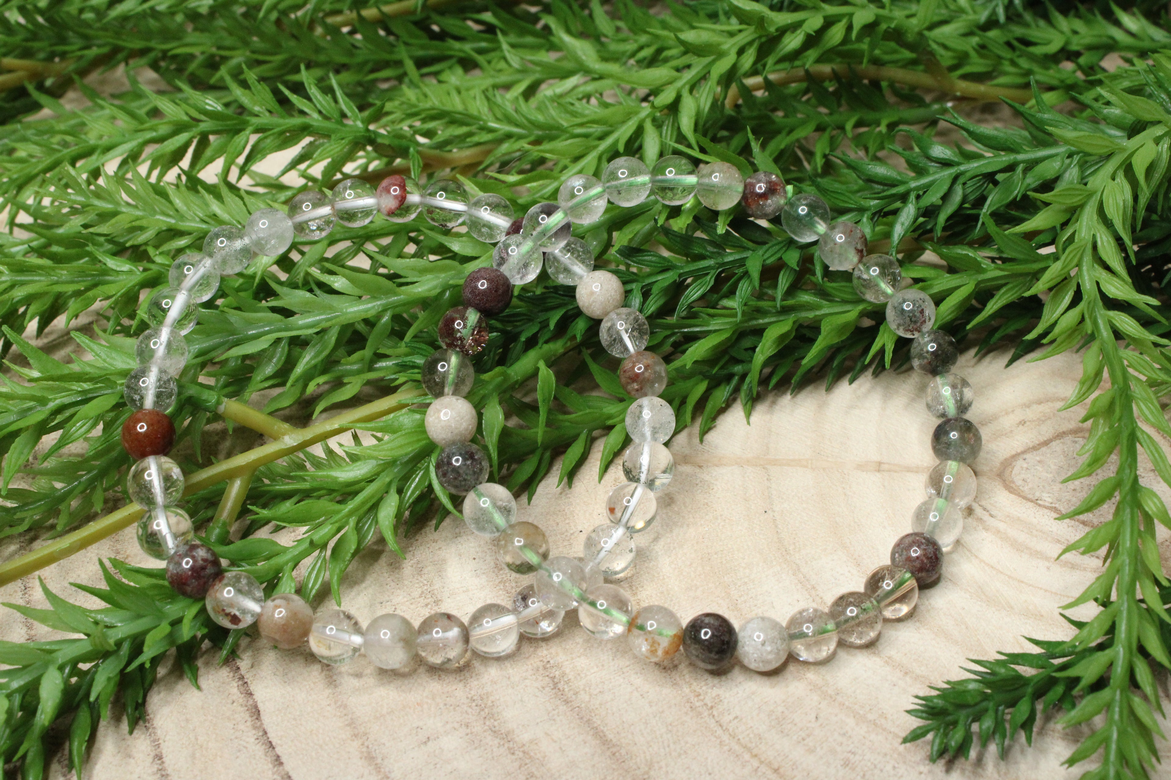 Gardenkwarts kogelarmband 6mm