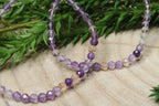 Amethist armbandje Facet geslepen 4mm
