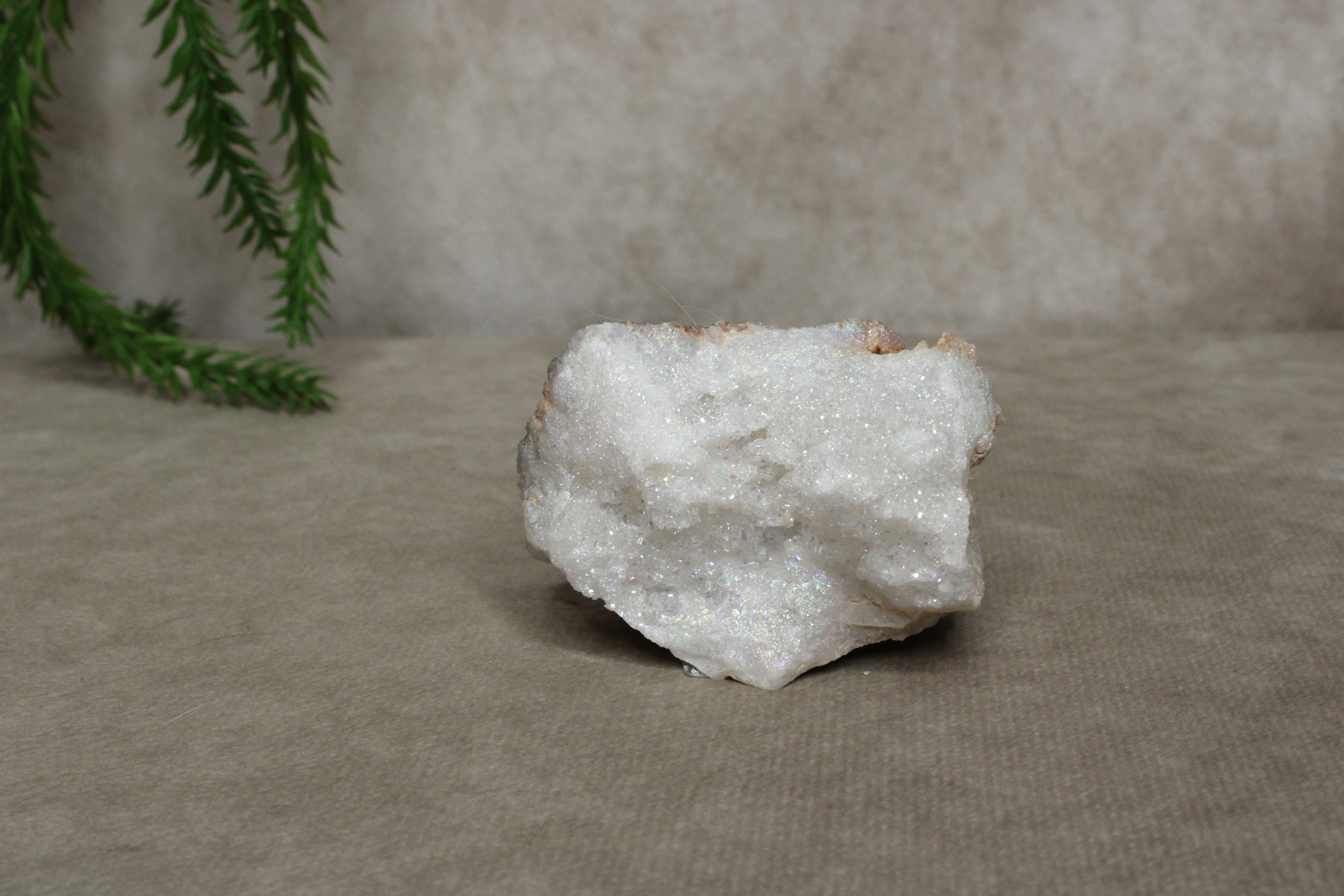 Bergkristal met aura laag #0749