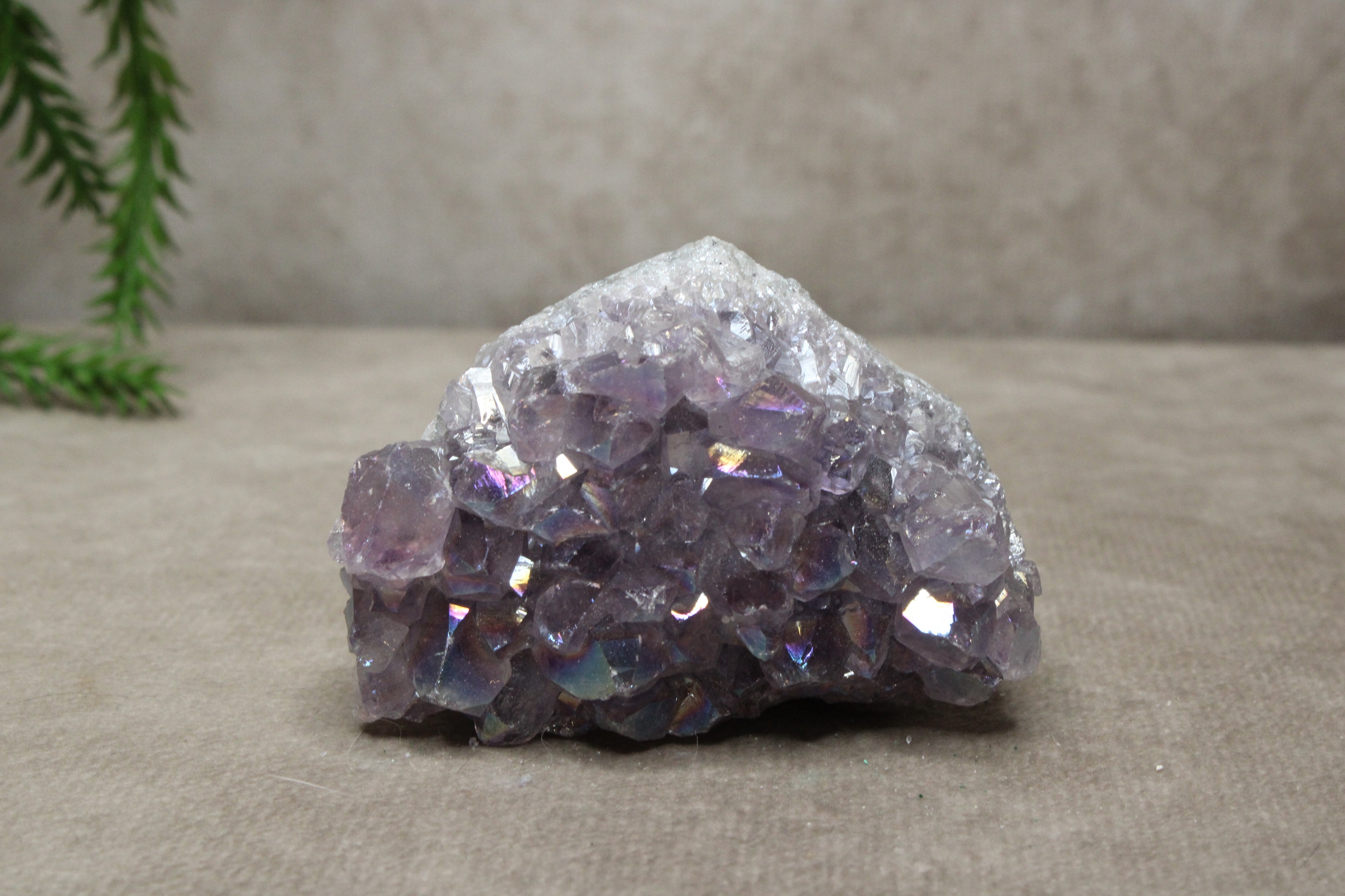 Amethist met aura laag #0821