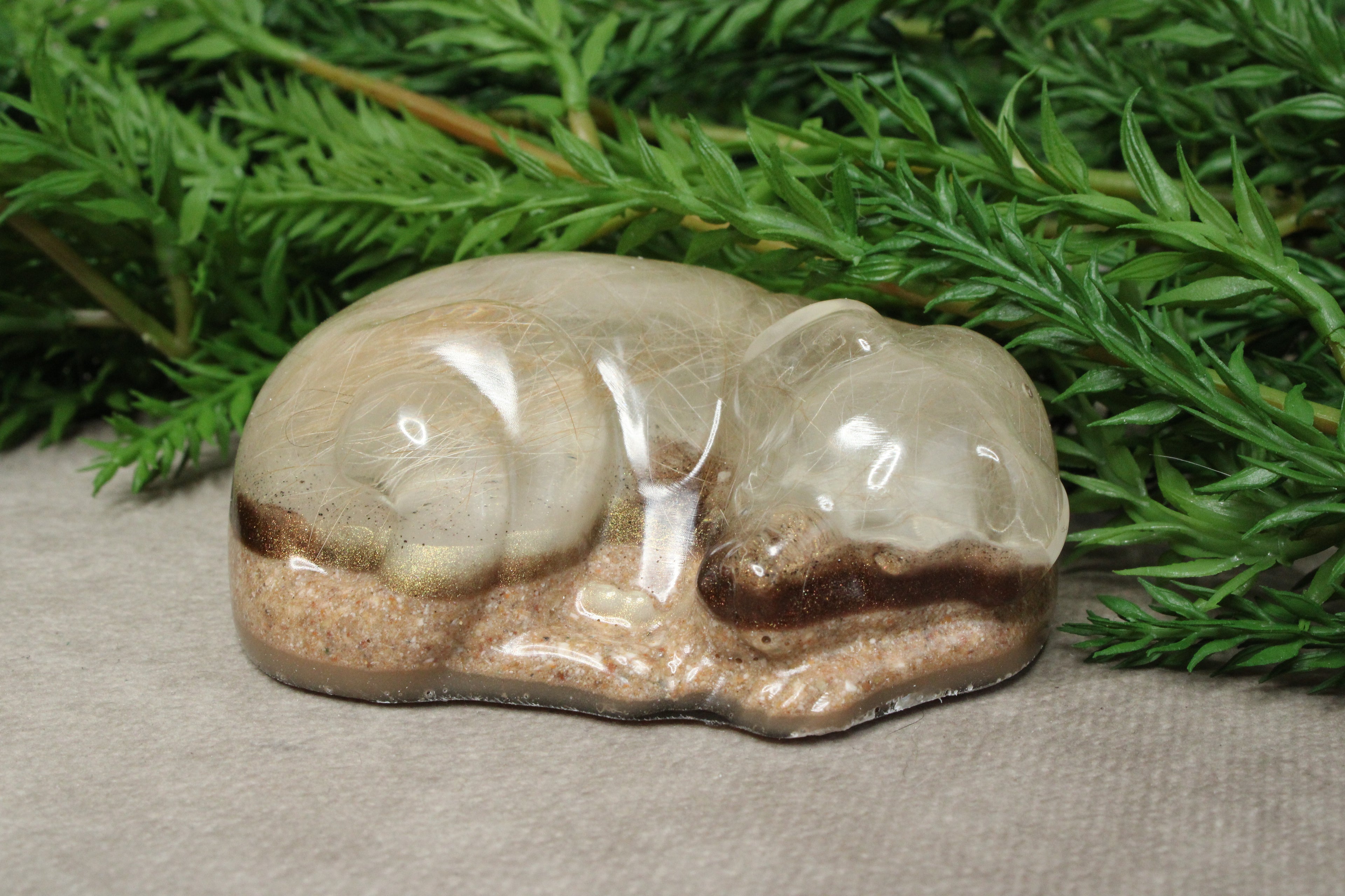 Epoxy Hondje opgerold