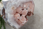 Roze amethist hart #1689