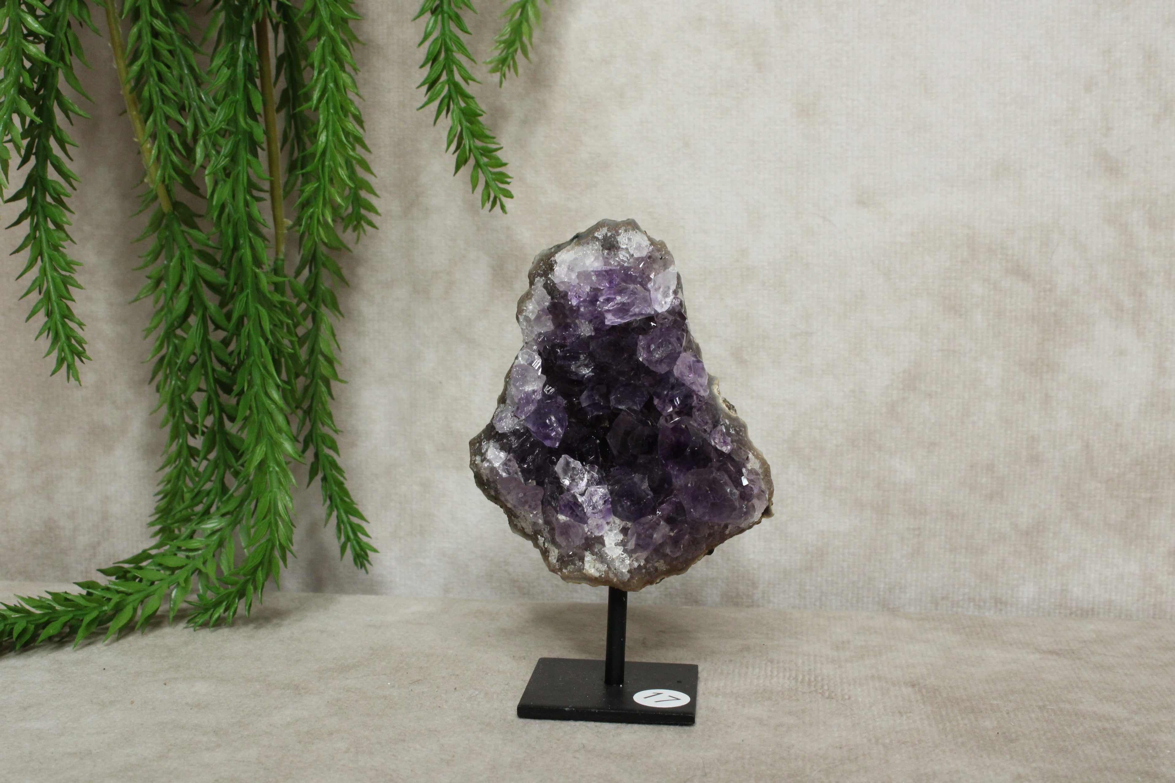 Amethist op standaard #17