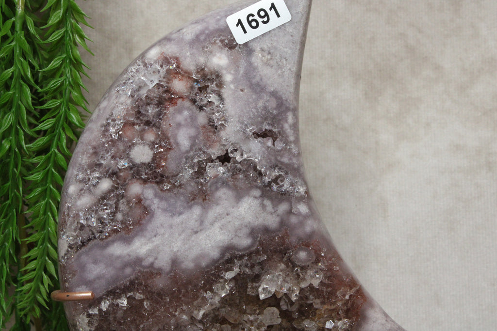 roze amethist maan #1691