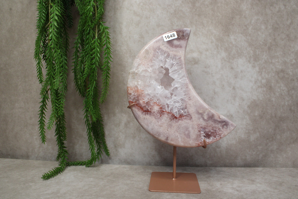 Roze amethist maan #1648