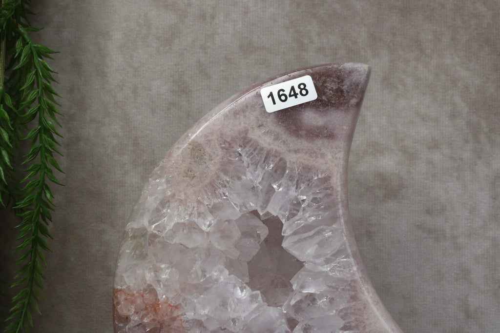 Roze amethist maan #1648