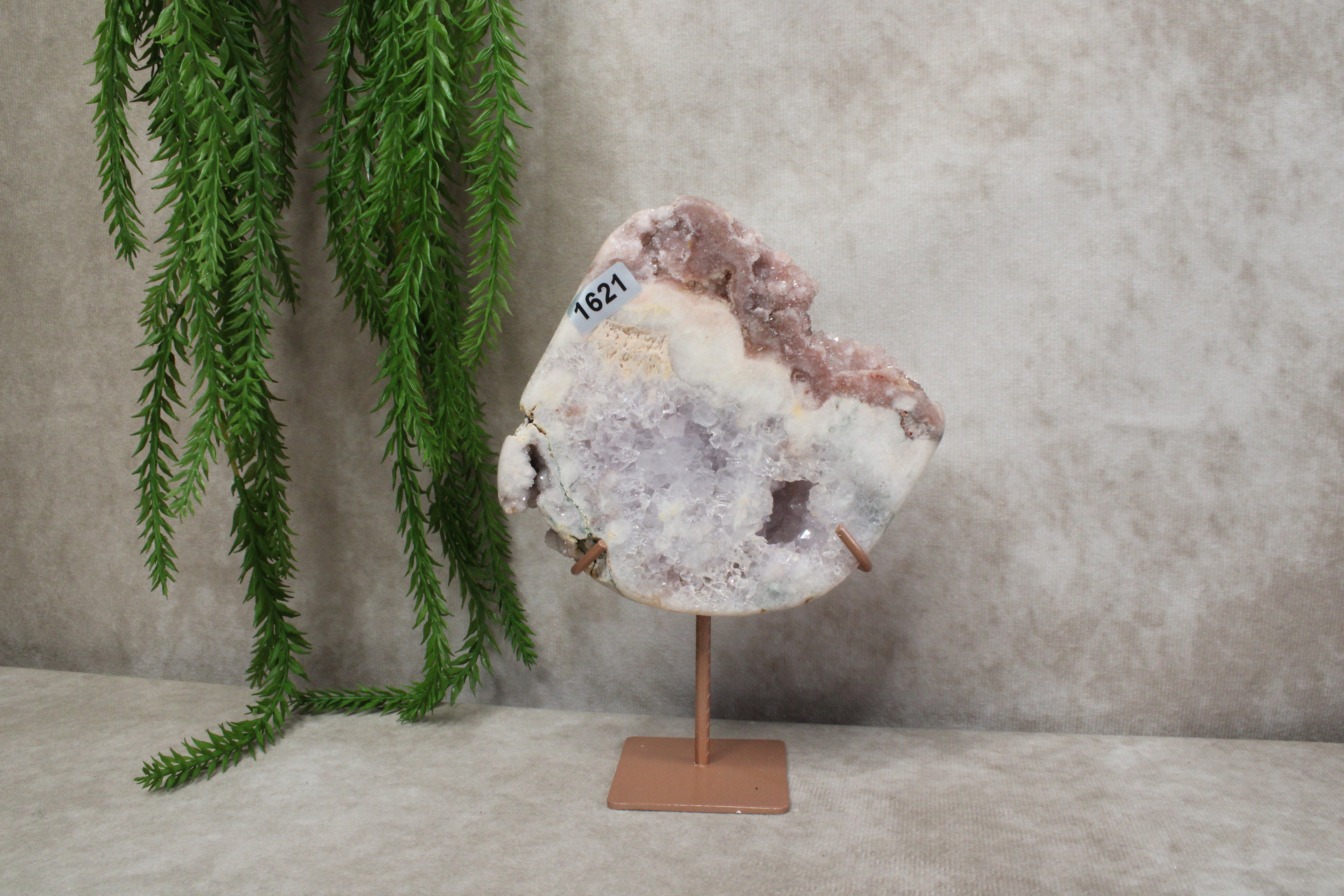 Roze amethist slab #1621