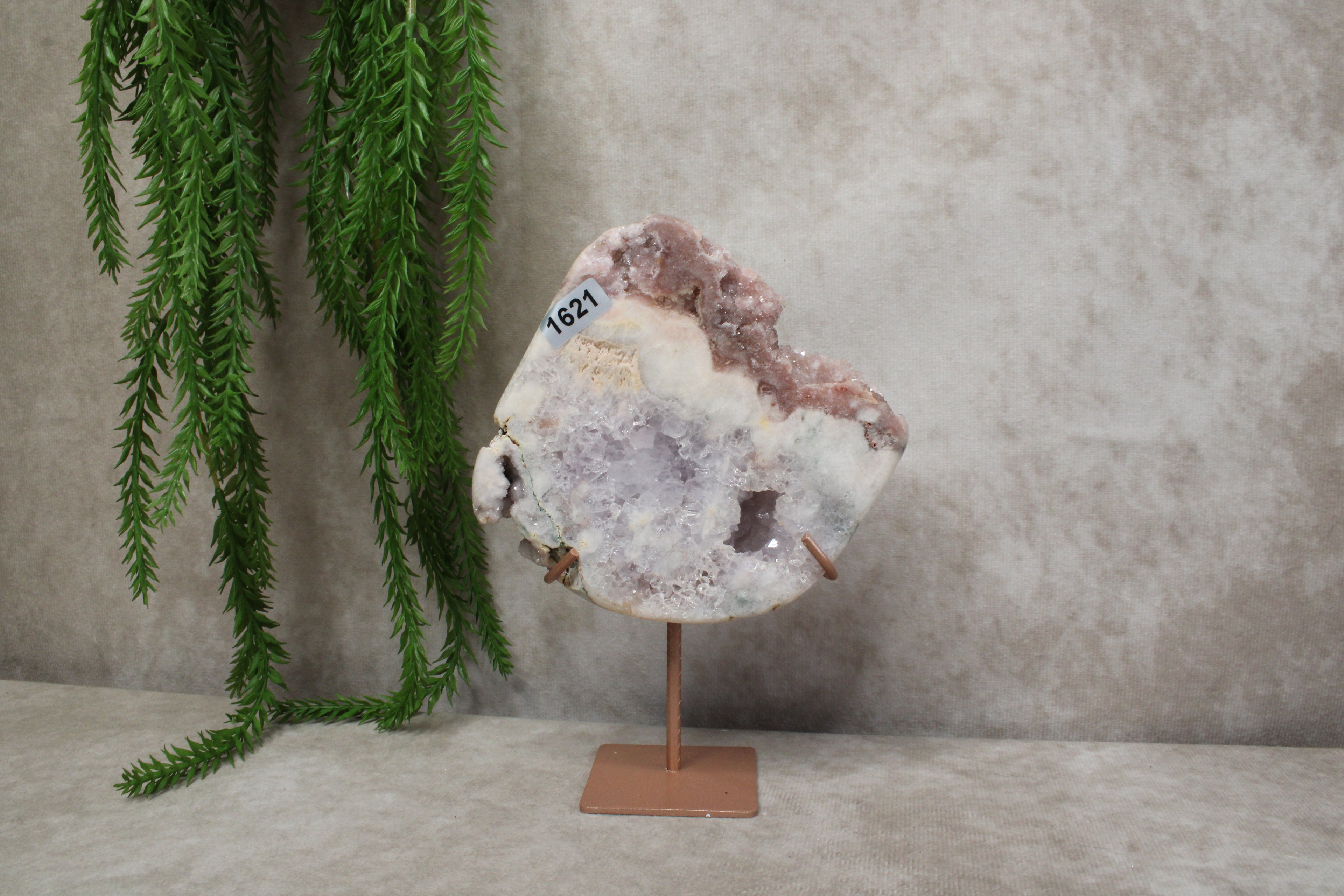 Roze amethist slab #1621