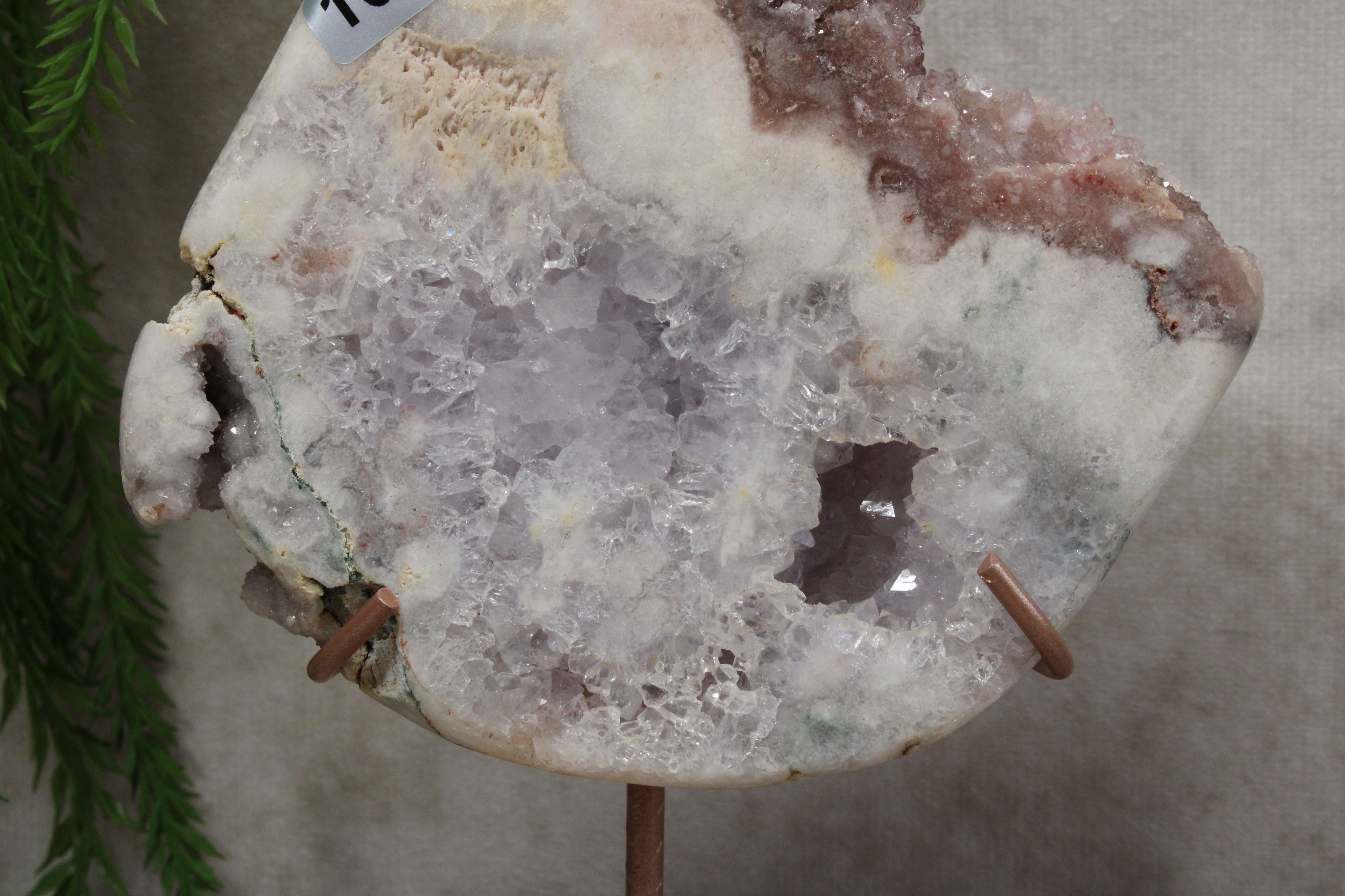 Roze amethist slab #1621