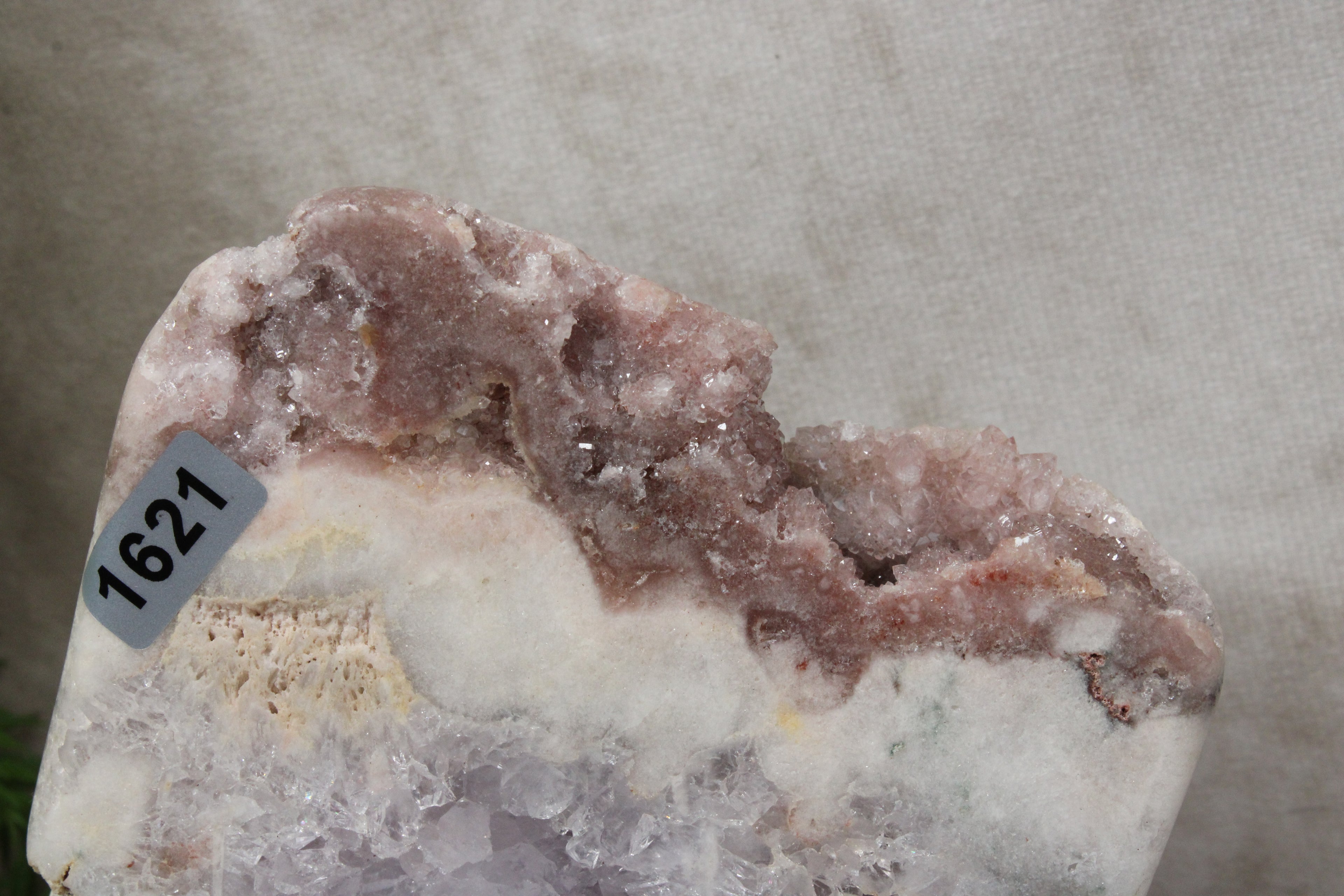 Roze amethist slab #1621