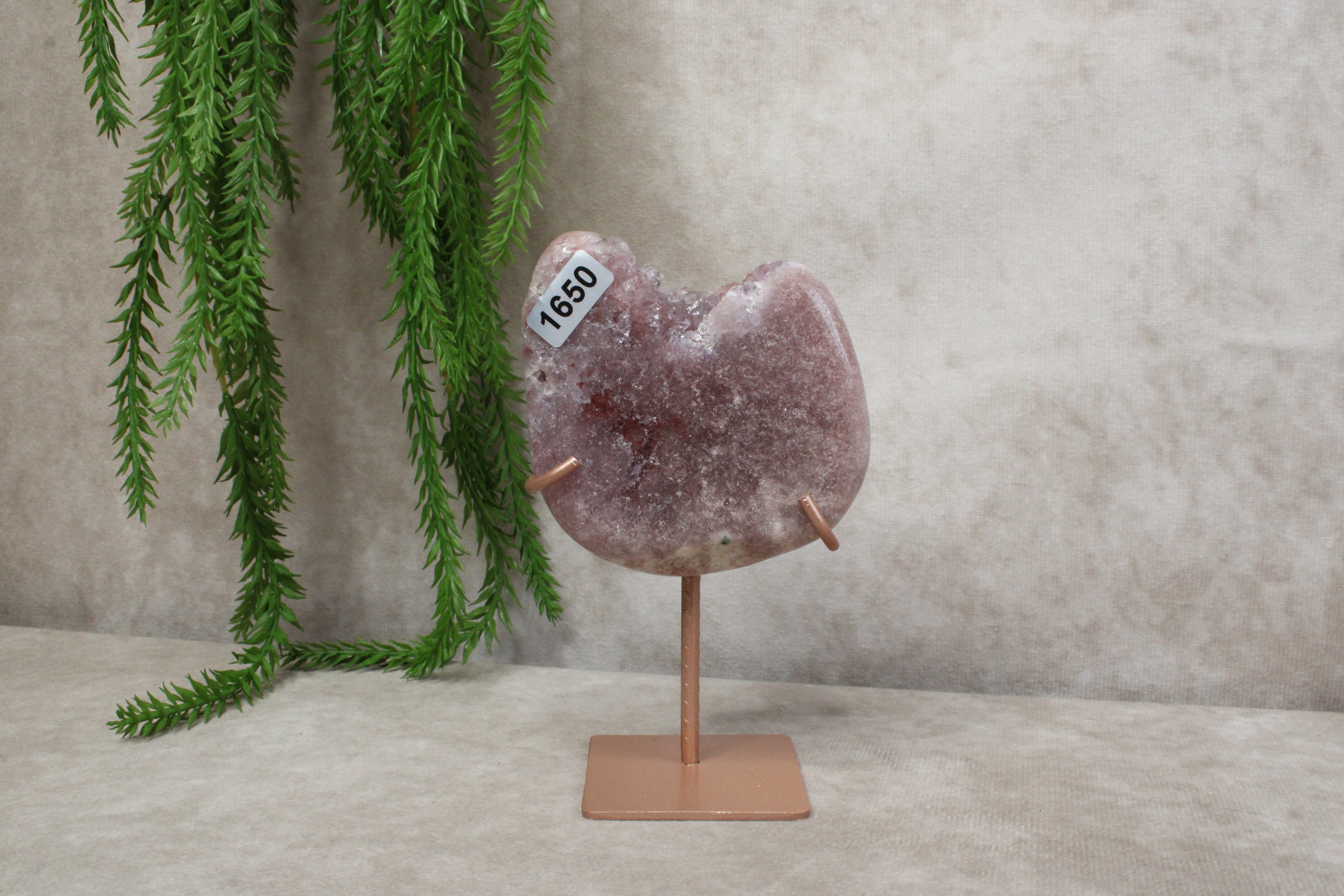 Roze amethist slab #1650