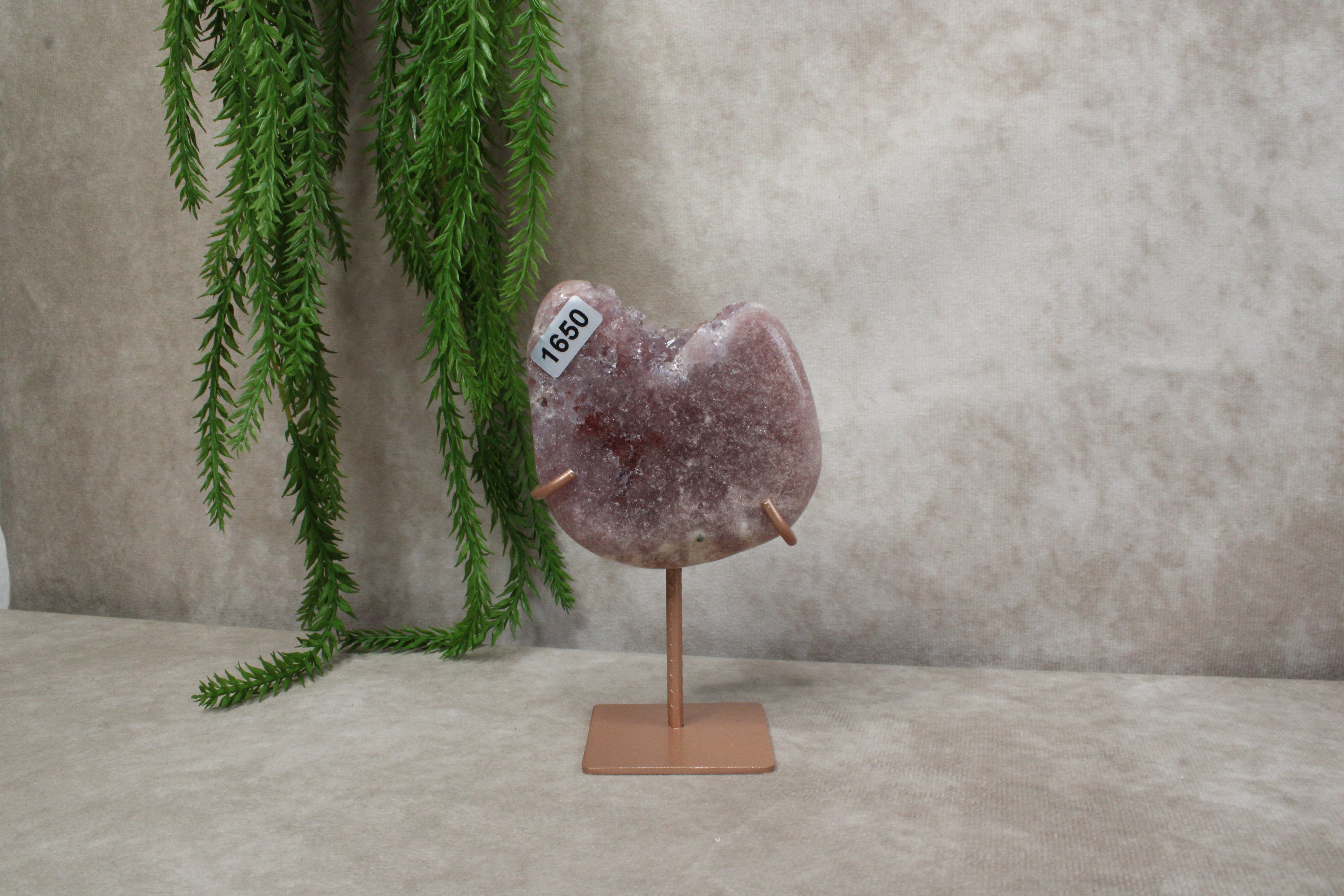 Roze amethist slab #1650