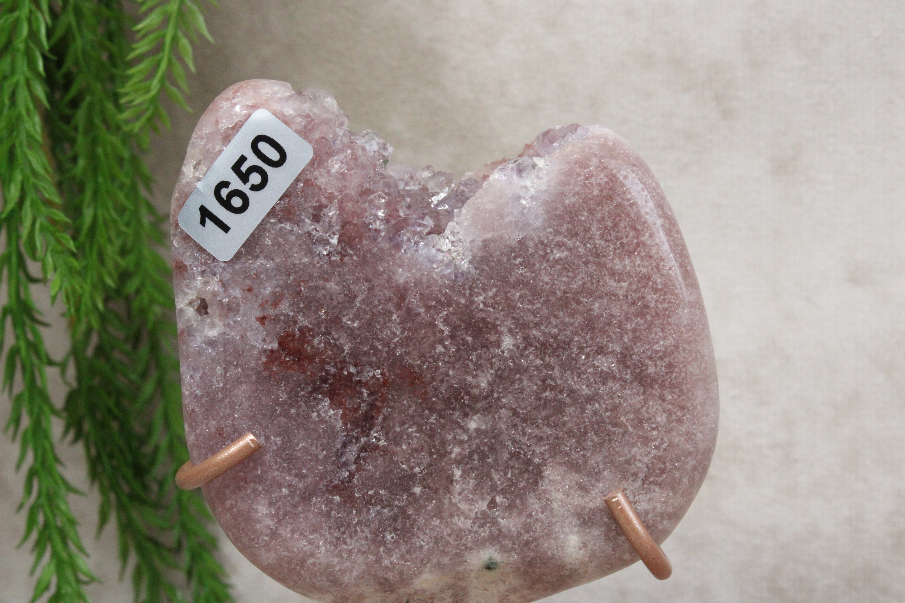 Roze amethist slab #1650