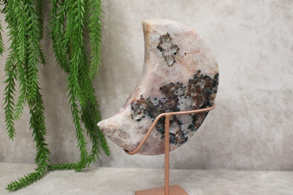 Roze amethist maan #1623