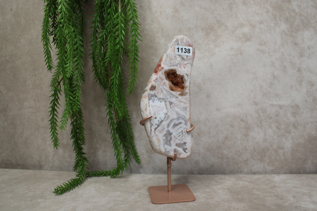 Roze amethist slab #1138