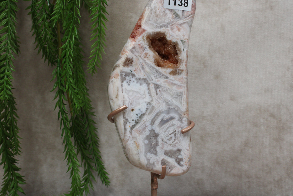 Roze amethist slab #1138