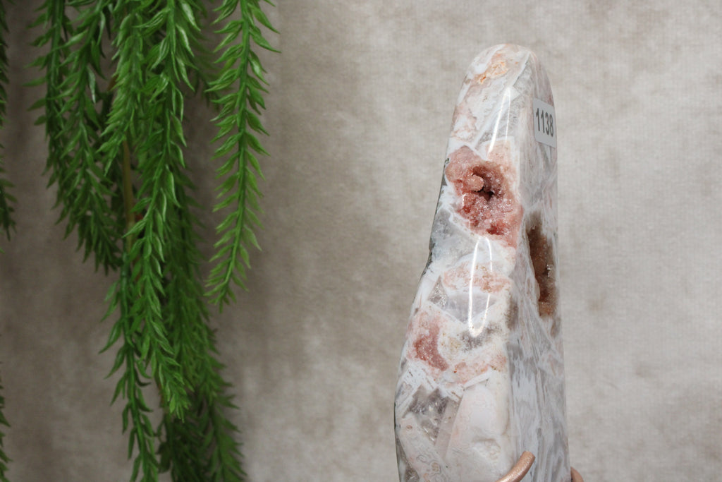 Roze amethist slab #1138