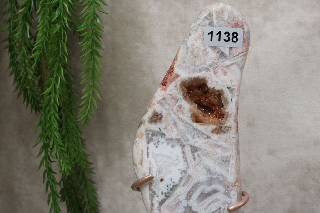 Roze amethist slab #1138